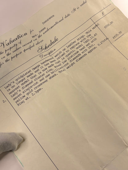 OMEGA Geneve Ladies *+VALUATION* Vintage 1970’s Manual Gold Dress Watch - 511.0451 - 625