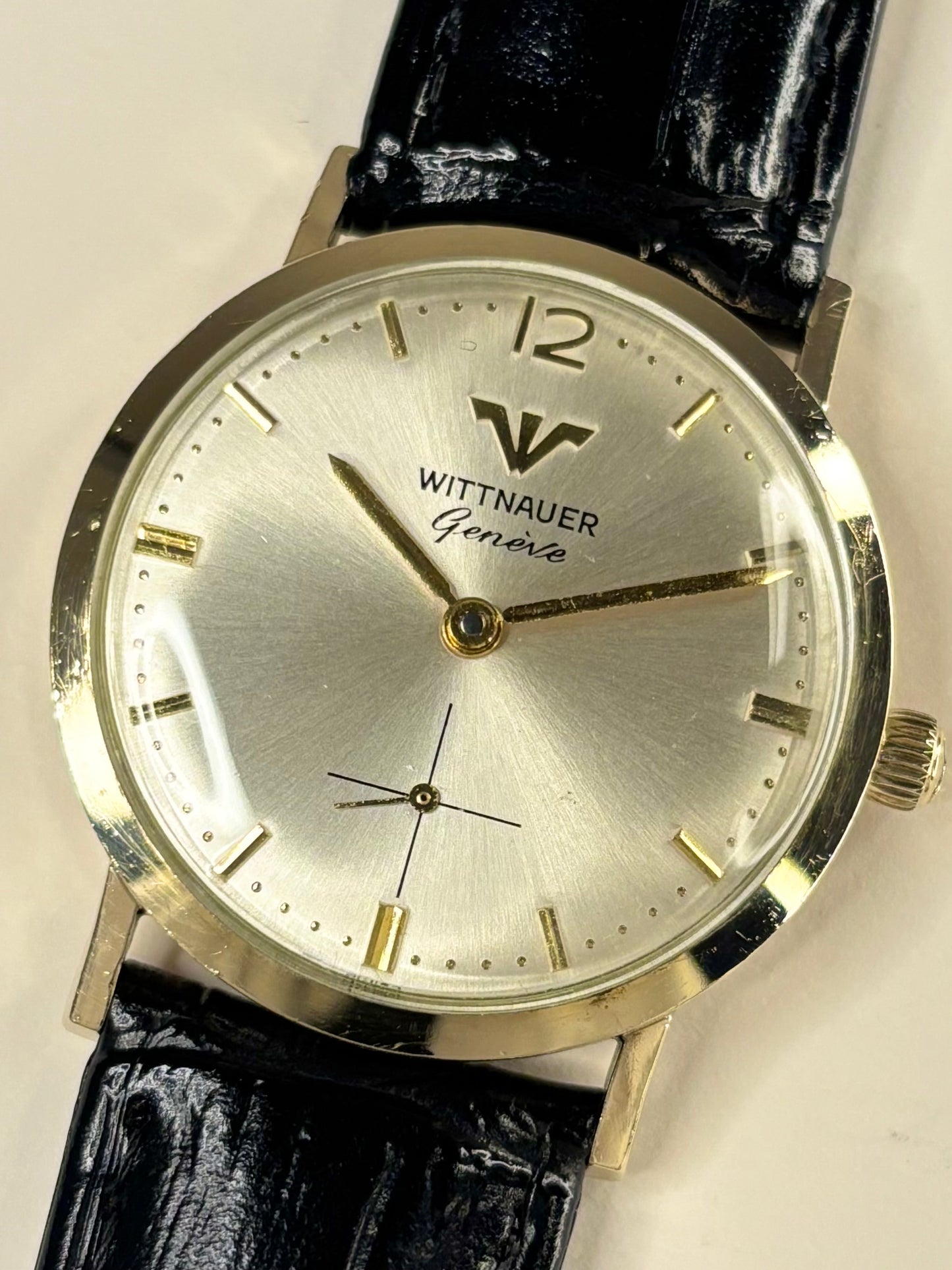 LONGINES Wittnauer Genève 10K Rolled Gold Vintage 1960’s Men’s Manual Dress Watch