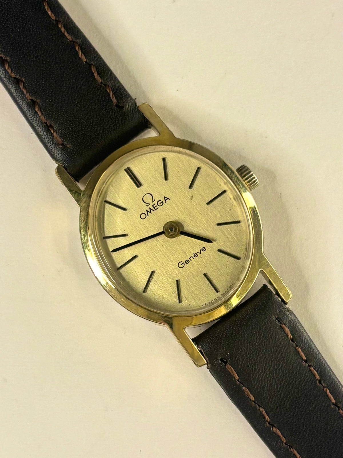 OMEGA Geneve Ladies *+BOX* Vintage 1970’s Manual Gold Dress Watch - 511.0411