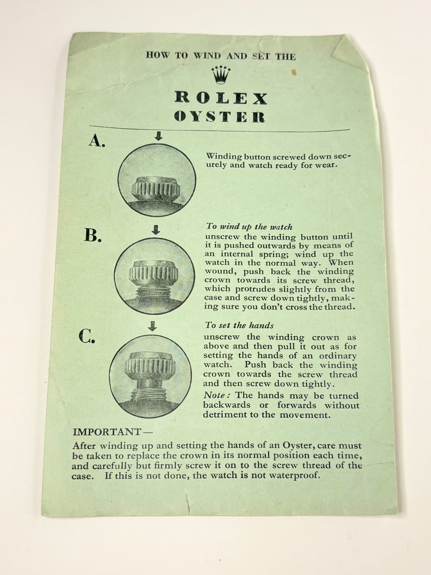 ROLEX Oyster Speedking *+BOX&PAPERS* Vintage 1950’s Men’s Manual Silver Dress Watch - 5056