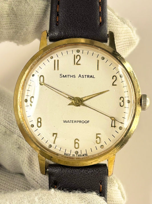 SMITHS Astral Vintage 1960’s Men’s Manual Gold Dress Watch