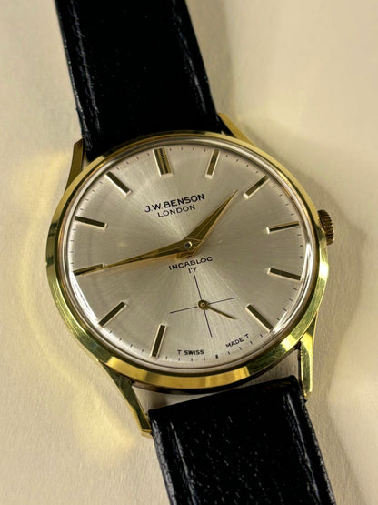 Authentic 1964 J.W. Benson vintage timekeeper superb condition