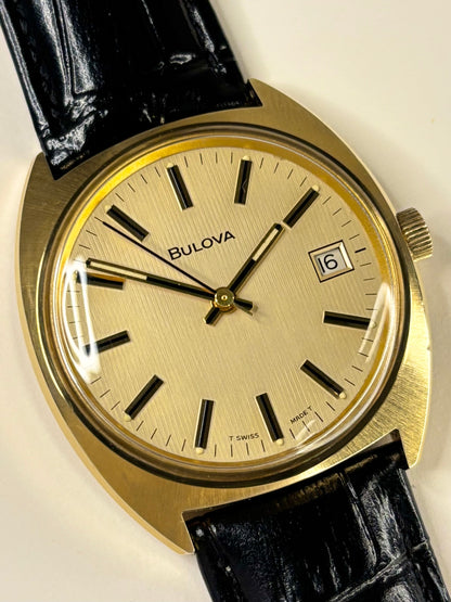 Bulova Vintage 1970’s Men’s Manual Gold Dress Watch