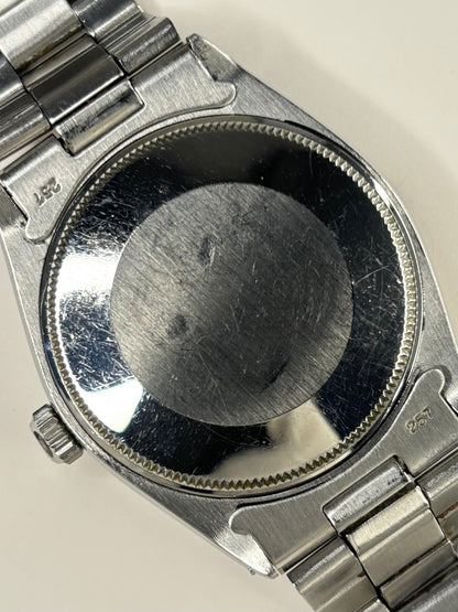 Caseback of Rolex Oyster-Perpetual vintage men’s watch ref. 5500 with automatic movement cal. 1500