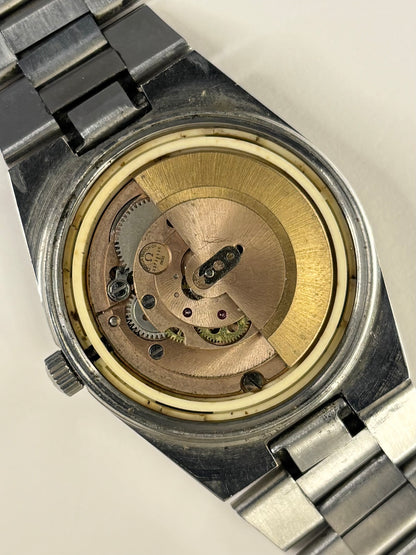 OMEGA Geneve Vintage 1970’s *+BOX* Automatic Men’s Grey Dial Silver Watch - 166.099