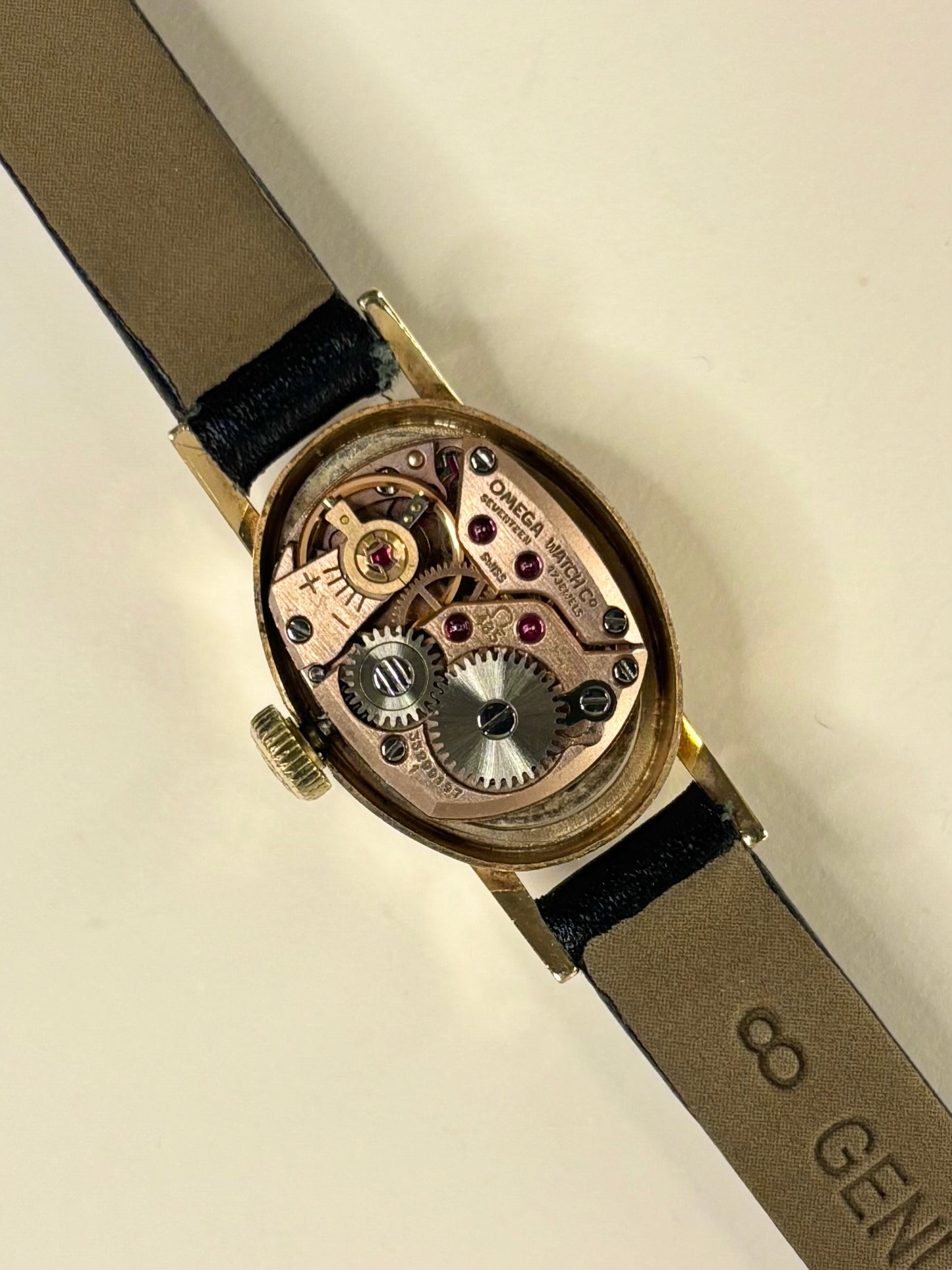 Omega 9ct Gold Ladies Vintage 1970’s Manual Oval Dress Watch - 511.5602 - 485