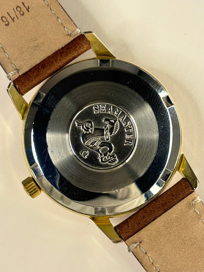 OMEGA Seamaster Vintage 1960’s Men’s Automatic Date Gold Dress Watch - 166.002