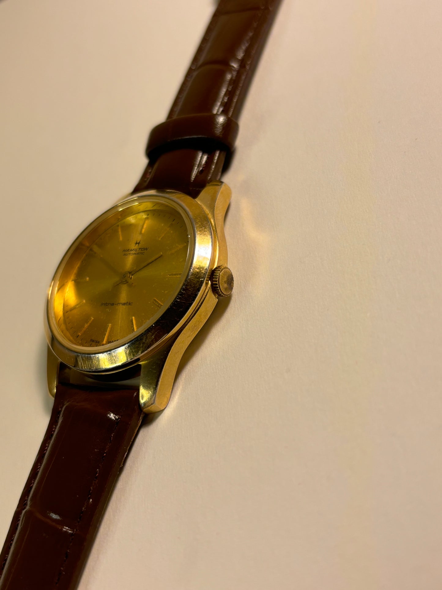 Hamilton Automatic Intra-Matic Gold Men's Watch Cal.90