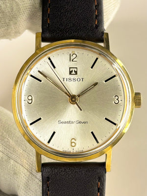 TISSOT Seastar Vintage 1970’s Men’s Manual Gold Dress Watch
