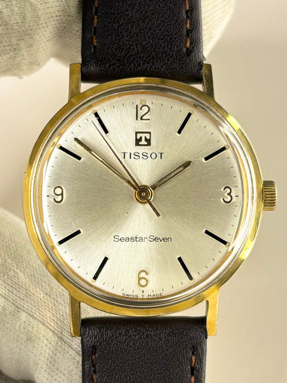 TISSOT Seastar Vintage 1970’s Men’s Manual Gold Dress Watch
