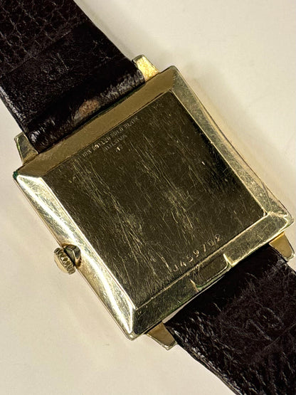 BULOVA 10K Rolled Gold *+BOX* Vintage 1960’s Manual Square Dress Watch