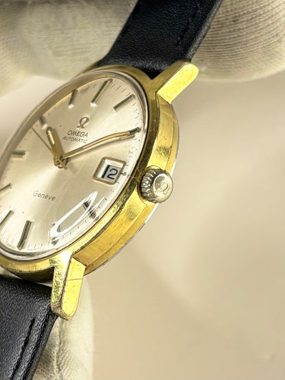 OMEGA Geneve Vintage 1960’s Men’s Automatic Date Gold Dress Watch - 166.070