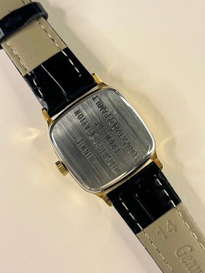 TISSOT Ladies Vintage 1970’s *+BOX&PAPERS* Manual Gold Square Dress Watch