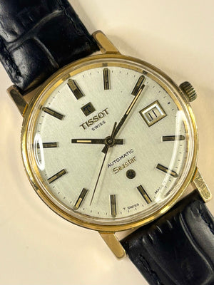 TISSOT Seastar Vintage 1970’s Men’s Automatic Date Gold Dress Watch