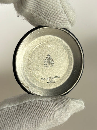 Caseback of Omega Constellation 1960s Ref. 168.018 automatic stainless steel watch