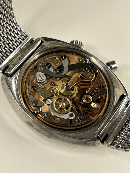 OMEGA Geneve Chronostop *+BOX* Vintage 1960’s Men’s Manual Silver Watch - 145.009