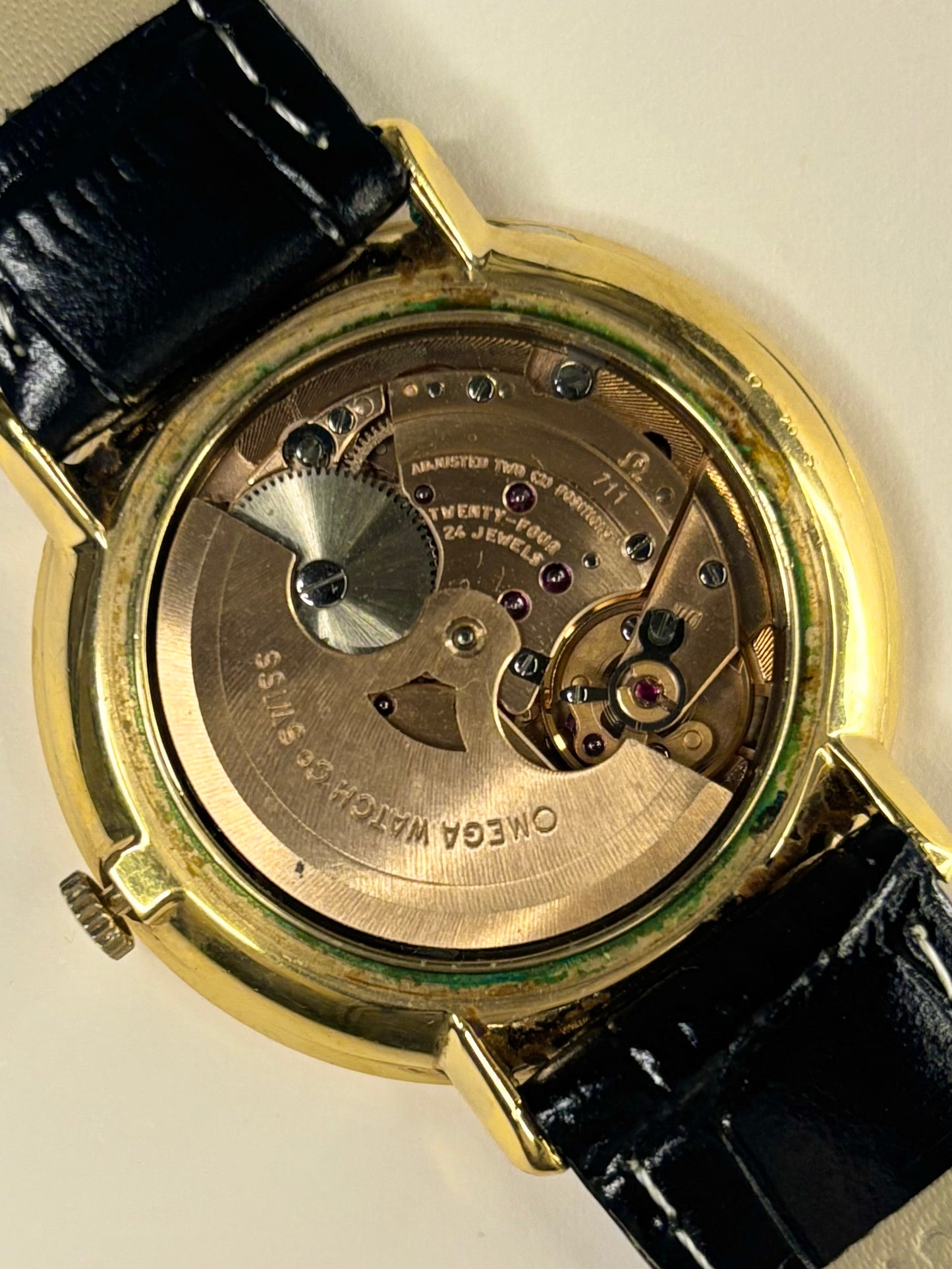 OMEGA De Ville *+PAPERS* Vintage 1970’s Men’s Automatic Gold Dress Watch - 151.0039