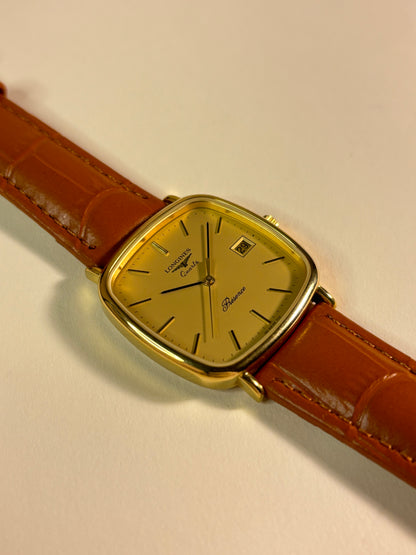 Longines Présence Gold Plated Quartz Date Watch L156.4