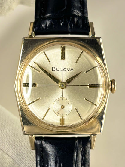 BULOVA Vintage *RARE* 1960’s Men’s Manual Gold Dress Watch