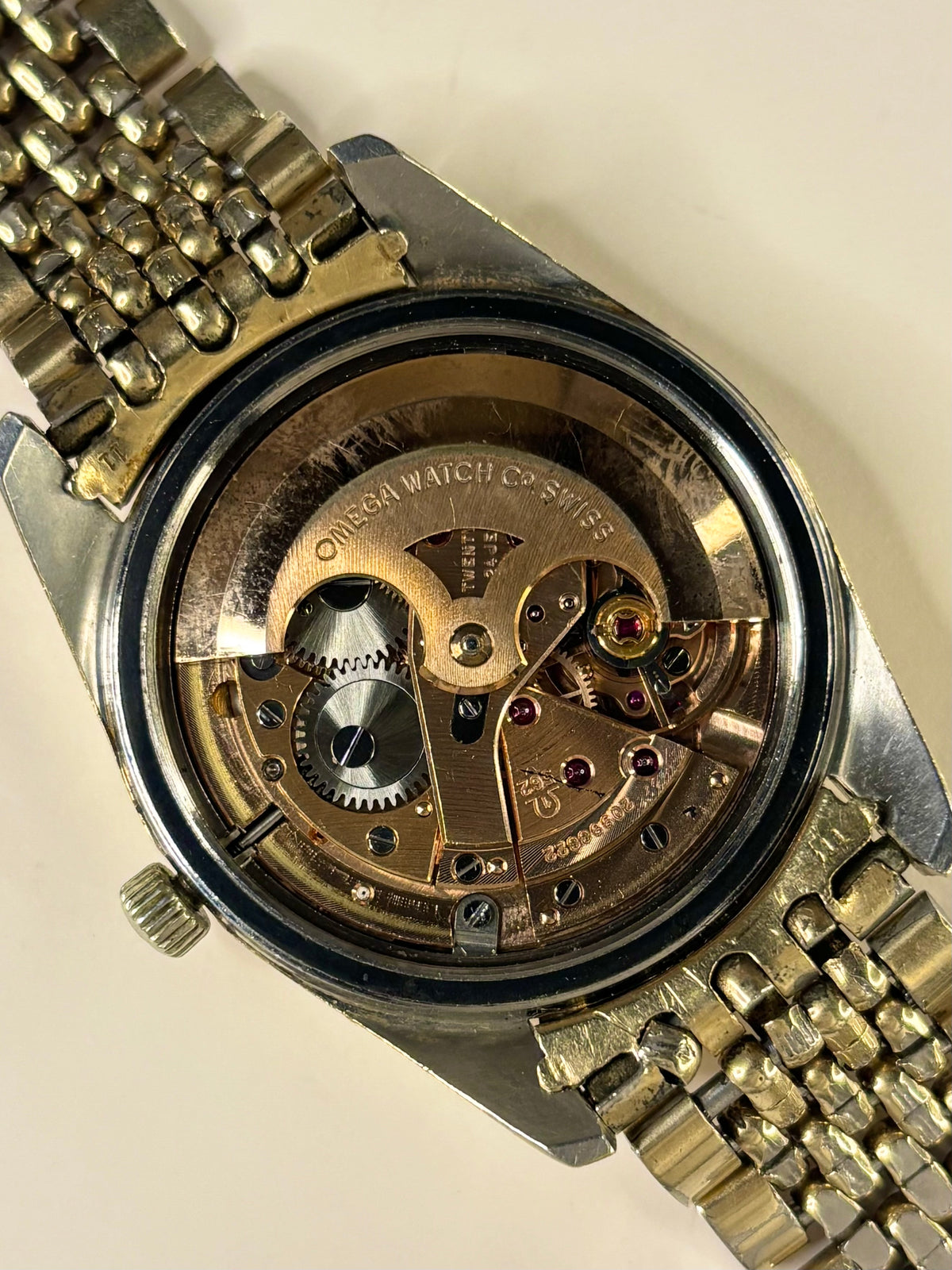 OMEGA Seamaster *+BOX* Vintage 1960’s Men’s Automatic Gold Watch - 166.010