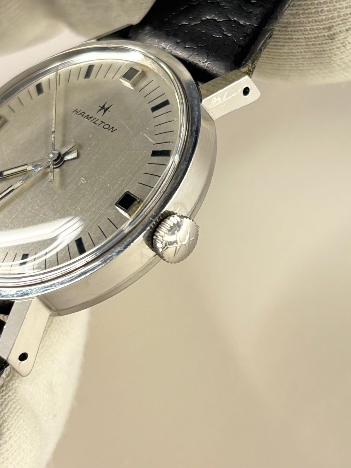 HAMILTON Vintage 1970’s Men’s Manual Silver Dress Watch