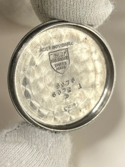 TISSOT Non-Magnetic Vintage 1940’s Men’s Manual Silver Watch - 6076