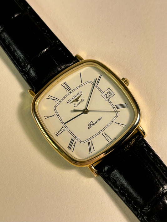 Longines Presence Men’s 1990’s Quartz Date Watch 156