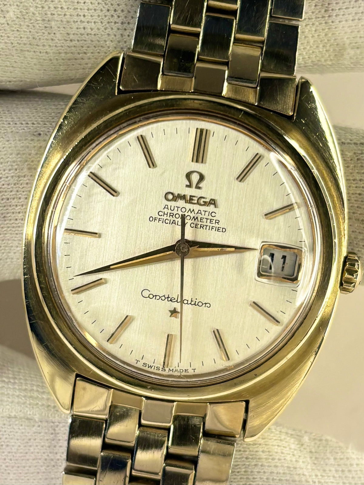 OMEGA Constellation *+BOX* Vintage 1960’s Men’s Automatic Gold Watch - 168.017