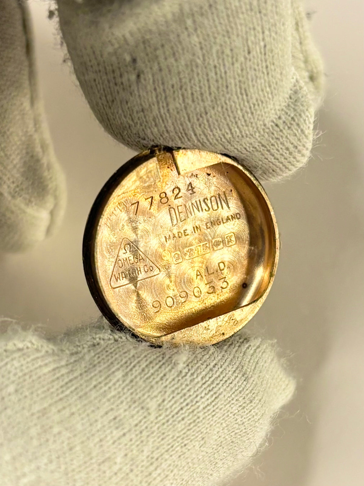 OMEGA 9ct Gold Ladies *+BOX* Vintage 1950’s Manual Cocktail Watch - 77824