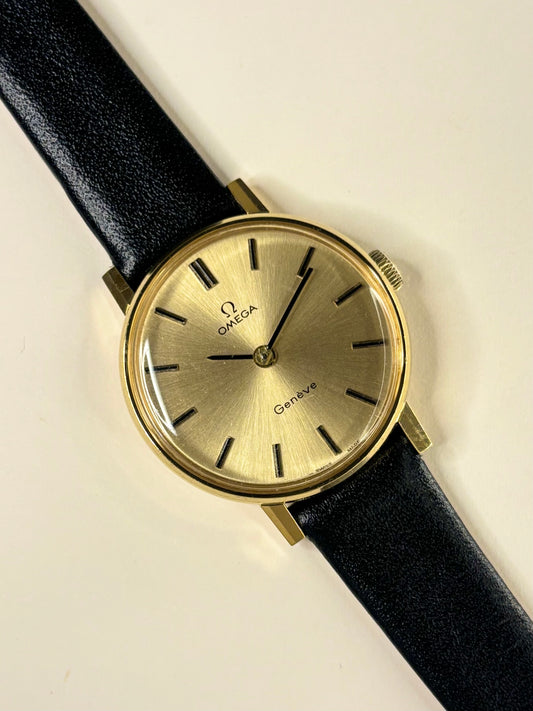 1978 Omega Genève ladies timepiece ref. 511.0410 — 25mm gold-plated case, calibre 625 manual wind