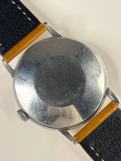 SMITHS Astral Vintage Tropical Dial 1960’s Men’s Manual Silver Dress Watch