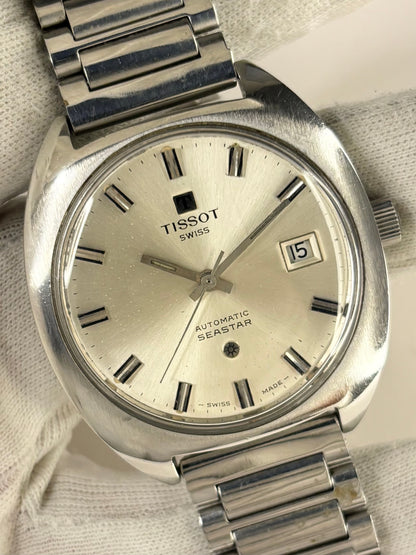 TISSOT Seastar Vintage 1970’s Men’s Automatic Date Silver Watch