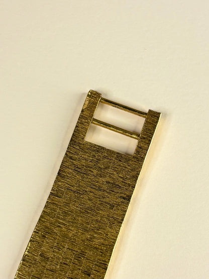 ROTARY Ladies Tigers-Eye *+PAPERS* Vintage 1970’s Manual Gold Bracelet Watch