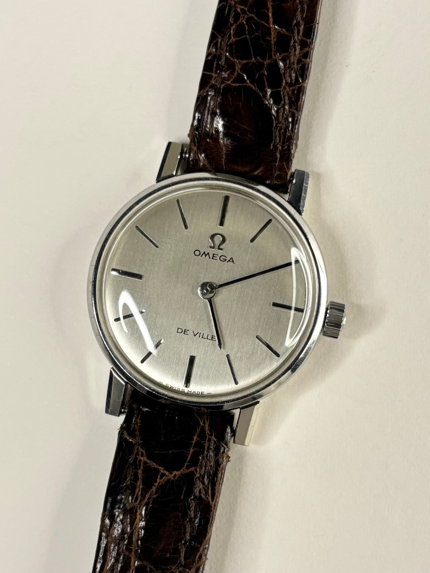 OMEGA De Ville Ladies Vintage 1970’s Manual Silver Dress Watch