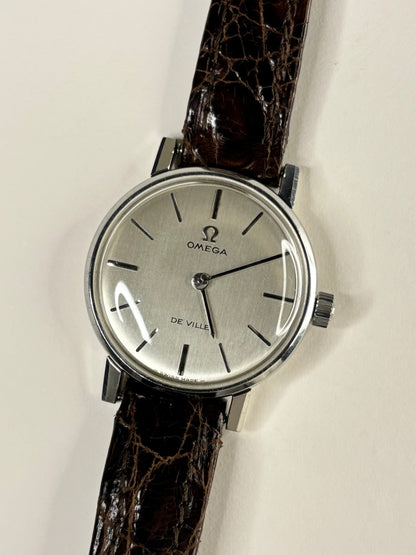 OMEGA De Ville Ladies Vintage 1970’s Manual Silver Dress Watch