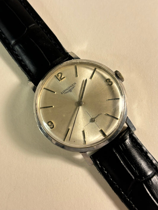 Longines Stainless Steel Sub-Seconds Manual Watch 30L