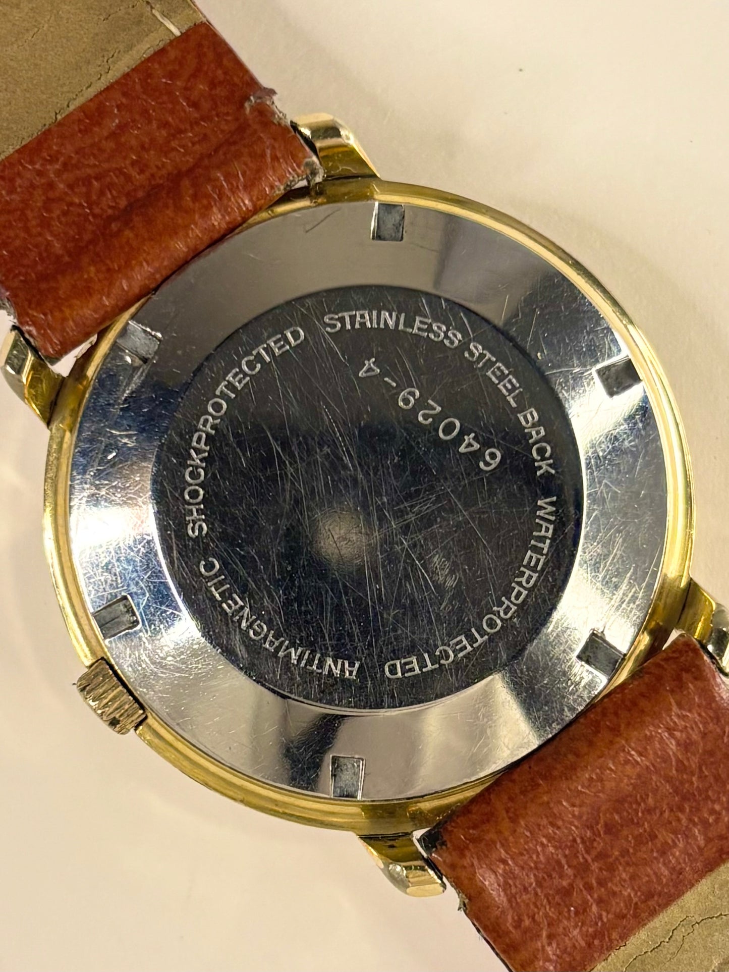 HAMILTON Vintage 1970’s Men’s Automatic Date Gold Dress Watch