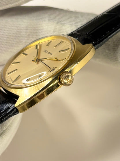 Bulova Vintage 1970’s Men’s Manual Gold Dress Watch