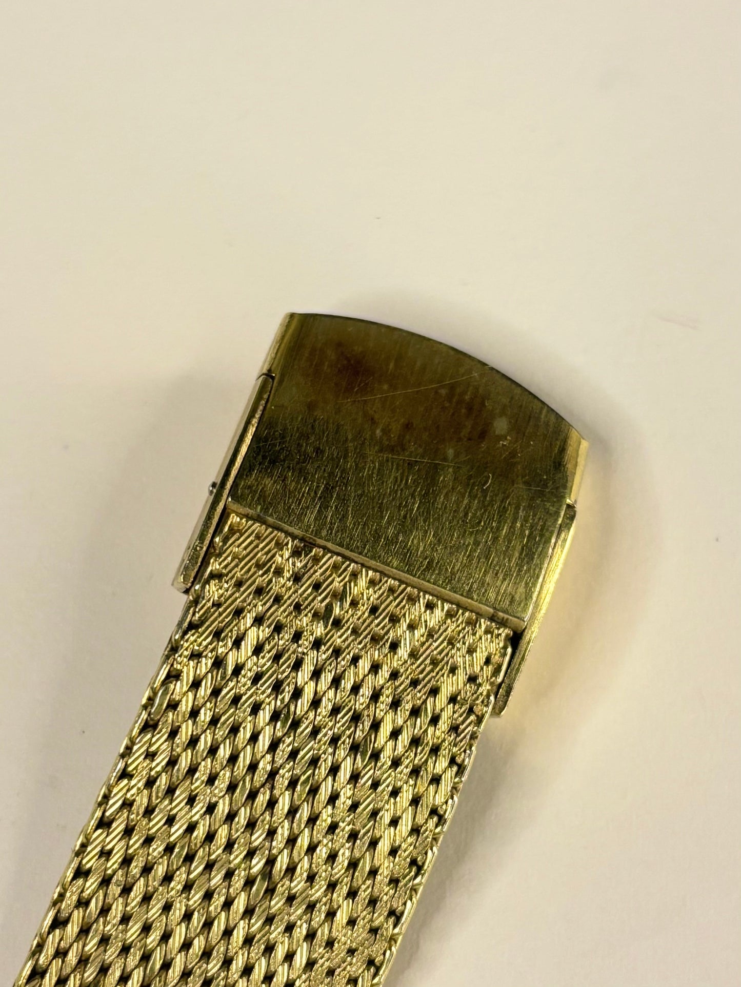 ROTARY Ladies Vintage 1970’s Linen Dial Manual Gold Watch