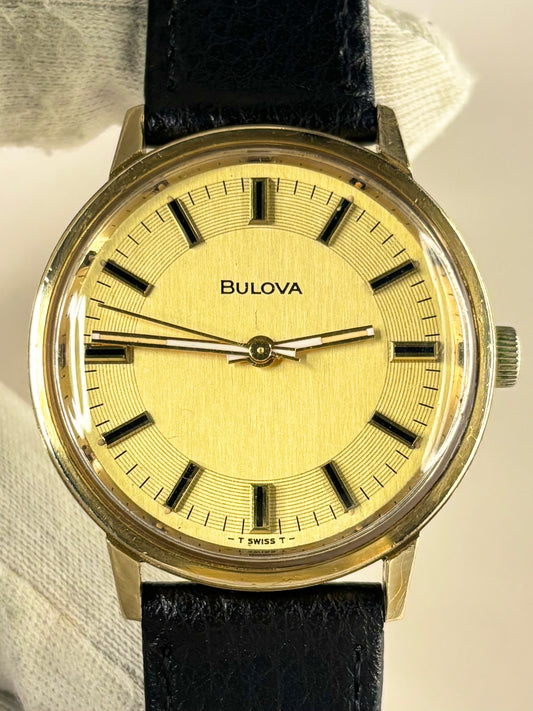 BULOVA Vintage 1970’s Men’s Manual Gold Dress Watch