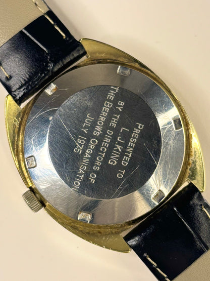 TISSOT Seastar Vintage 1970’s Mens Automatic Date Gold Dress Watch