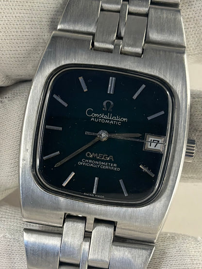OMEGA Constellation *+BOX&PAPERS* Vintage 1970’s Men’s Automatic Silver Watch - 368.0847
