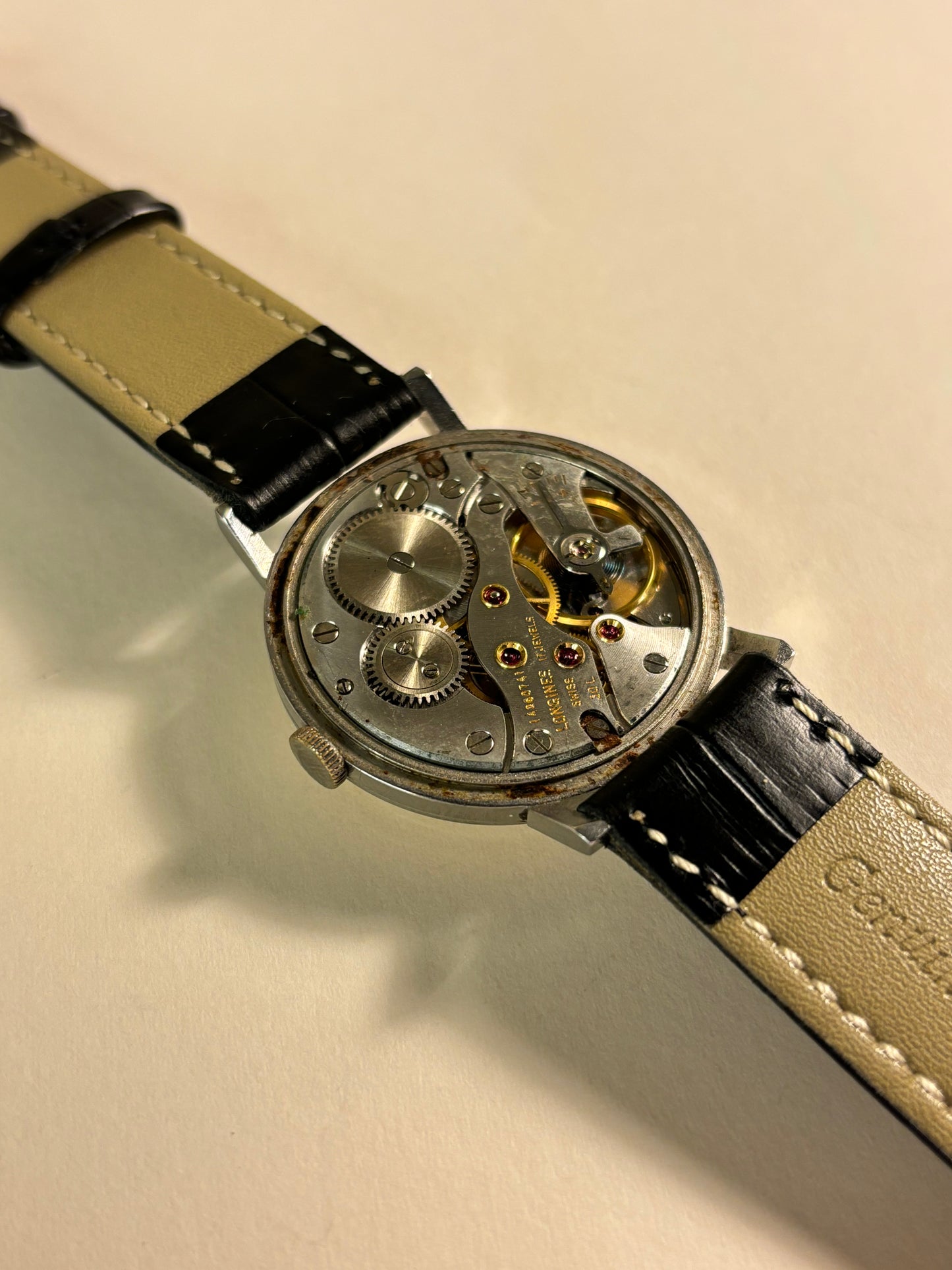 Longines Stainless Steel Sub-Seconds Manual Watch 30L
