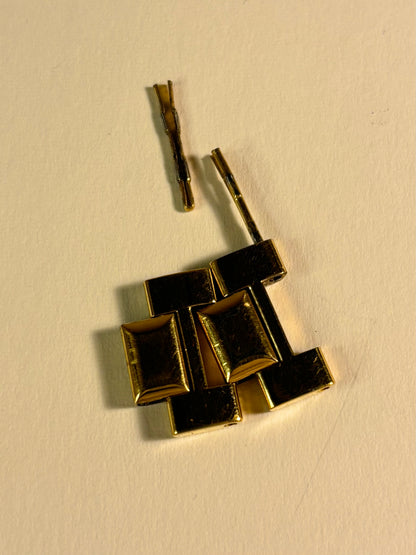 Bulova Longchamp 1960s vintage timepiece gold plated bracelet spare links