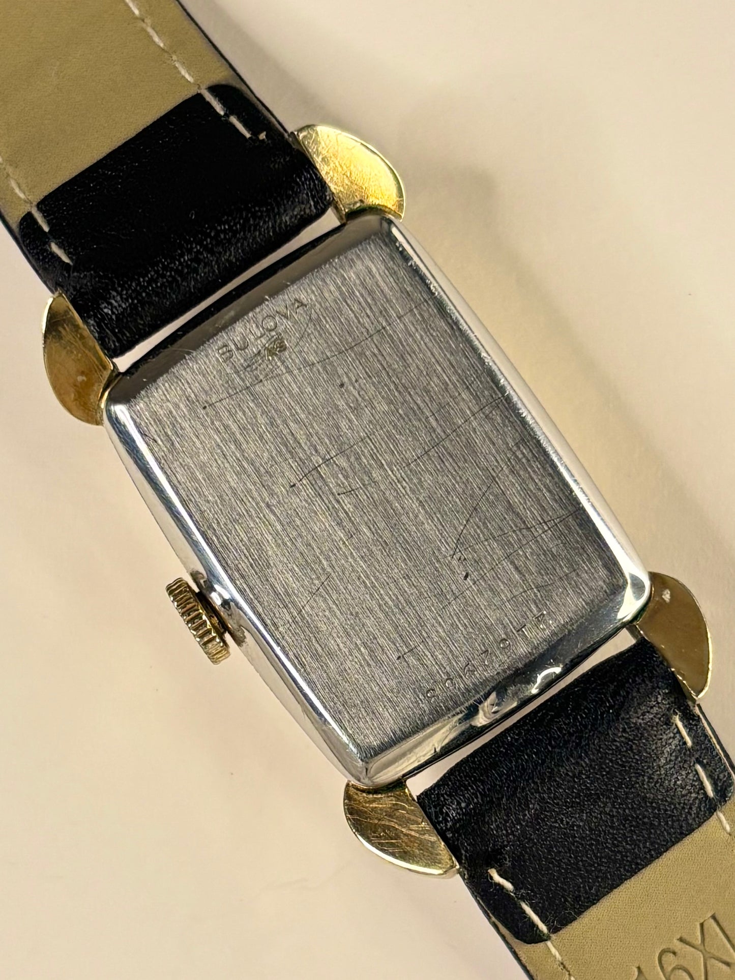 BULOVA Vintage 1950’s Men’s Manual Gold Tank Dress Watch