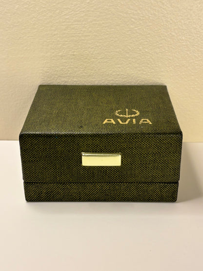 avia vintage watch box