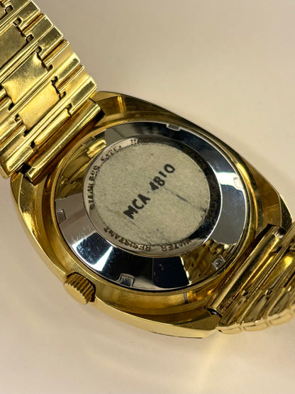 SMITHS Vintage 1970’s Automatic Day Date Gold Dress Watch - 4810