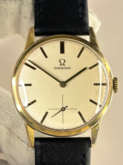 OMEGA Vintage 1960’s Men’s Manual Sub-Seconds Gold Dress Watch
