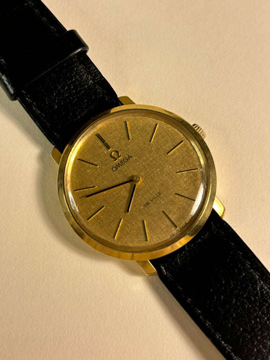 Omega De Ville 1970’s Linen Dial Manual Watch Cal. 620