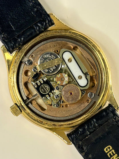 1325 quartz mechanical movement of Omega De Ville vintage 1970s quartz watch ref. 192.0027
